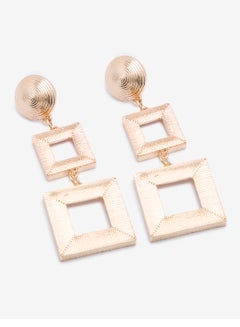 R&B Embellished Pushback Closure Detail Dangle Earrings  - Image 3