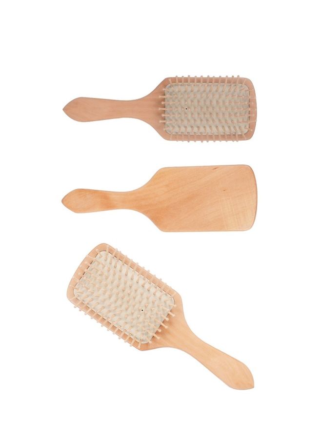 Generic Wooden Hair Comb Beige 26 x 8cm  - Image 2