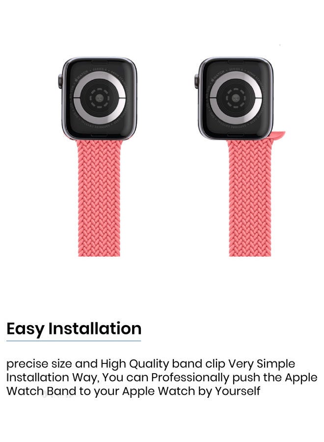 INEIX - Solo Loop Replacement Strap For Apple Watch 42/44 Pink - Image 1