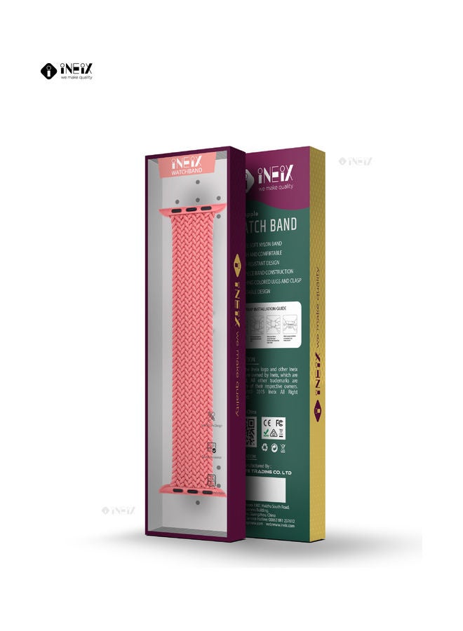 INEIX - Solo Loop Replacement Strap For Apple Watch 42/44 Pink - Image 1
