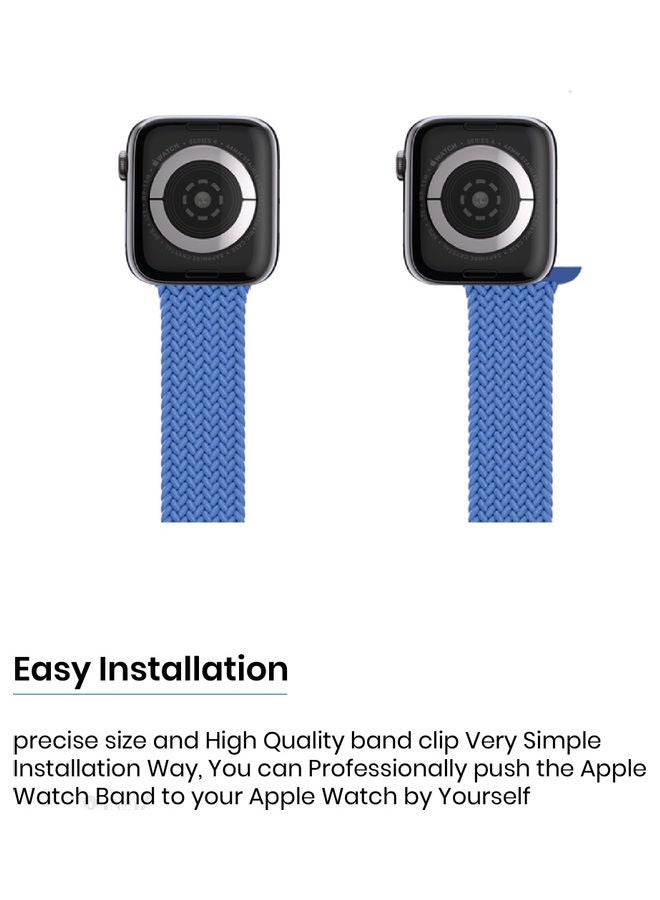 INEIX - Solo Loop Replacement Strap For Apple Watch 38/40 Blue - Image 1
