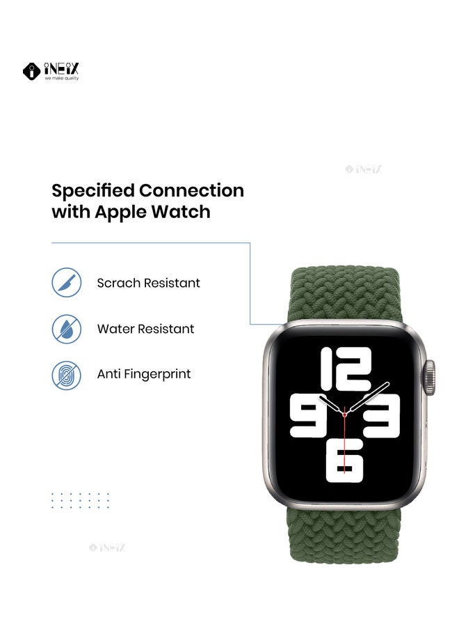 INEIX - Solo Loop Replacement Strap For Apple Watch 42/44 Green - Image 1