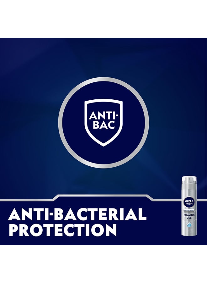 Nivea - Silver Protect Shaving Gel 200ml - Image 1