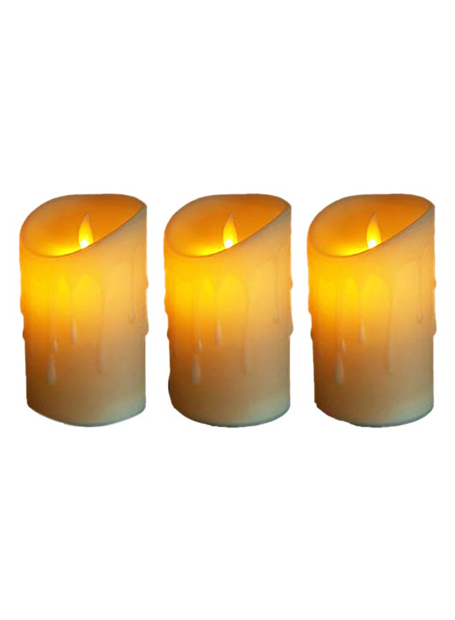 3-Piece Battery Operated Pillar Candle White 11 x 6inch - v1611566182/N38212802A_1