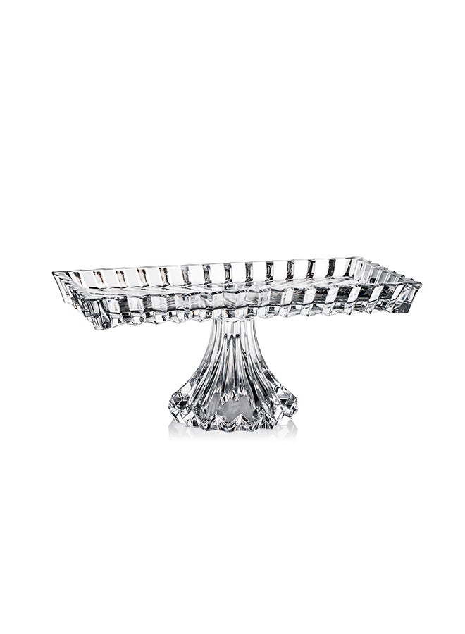 Rogaska Footed Rectangluar Platter Clear 35x19cm  - Image 1