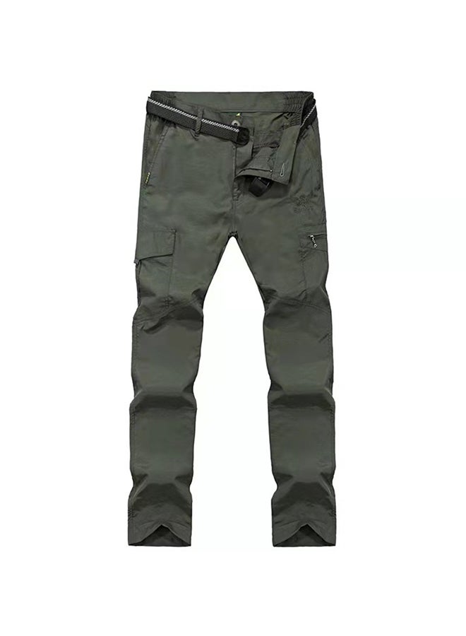Generic - Waterproof Slim Fit Cargo Pants With Pockets Green - Image 1