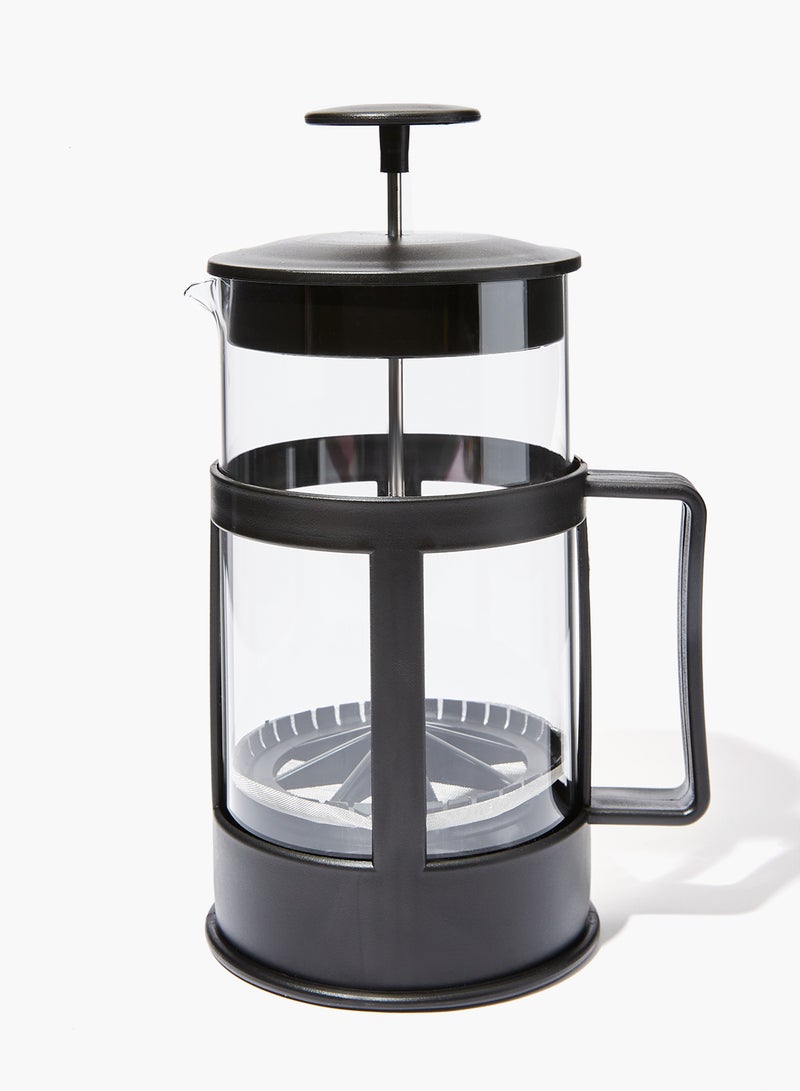 Amal - French Press Coffee & Tea Maker, Heat Resistant Carafe With Superior Filteration system Clear/Black 1000ml - Image 1