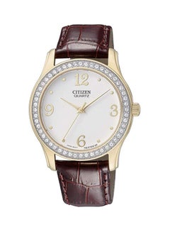 CITIZEN women Eco-Drive Water Resistant Analog Watch EL3012-00A  - Image 1