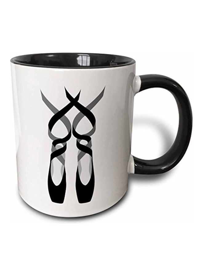 3DROSE Cute Ballet Points Shoes Mug Multicolour