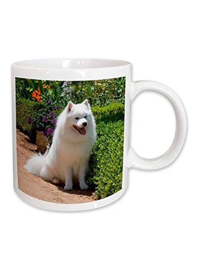 3DROSE American Eskimo Dog Mug Multicolour - Image 1
