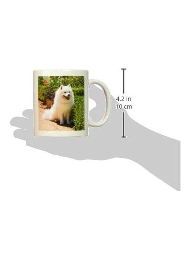 3DROSE American Eskimo Dog Mug Multicolour - Image 2