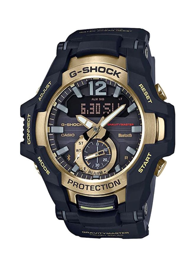 جي شوك ساعة جي-شوك بعقارب ورقمية مقاومة للماء طراز GR-B100GB-1ADR للرجال - Image 1