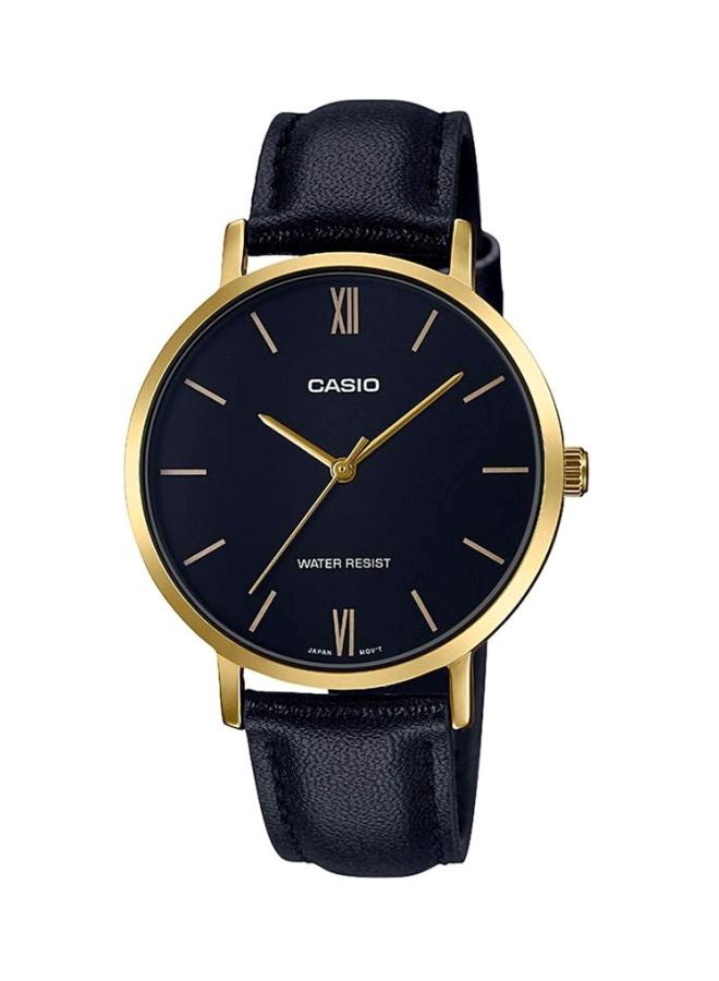 CASIO - Women's Enticer Analog Watch Ltp-VT01GL-1BUDF - 34 mm - Black - Image 1