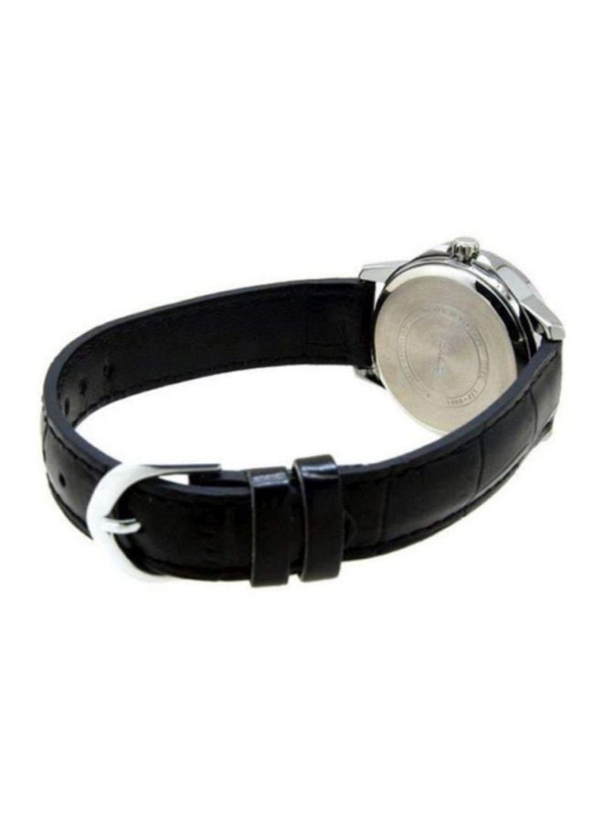 CASIO Women's Leather Analog Wrist Watch LTP-V004L-1BUDF  - Image 2