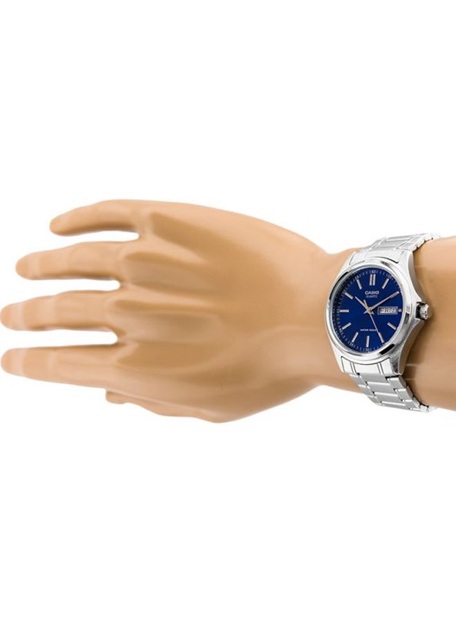 CASIO Men's Water Resistant Stainless Steel Analog Watch Mtp-1239D-2ADF - Image 4