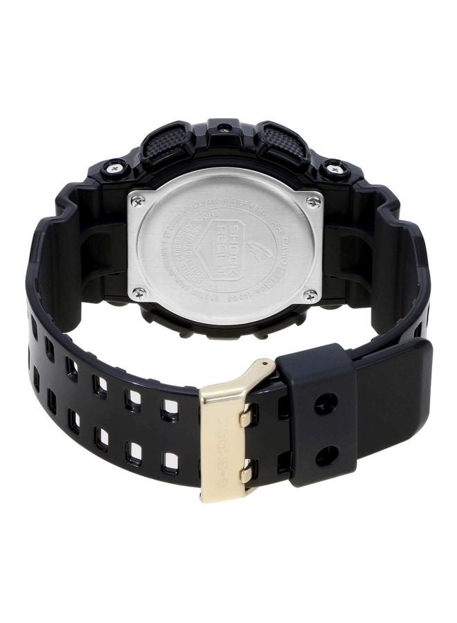 كاسيو ساعة يد كوارتز بعقارب مقاومة للماء بسوار من الإستانلس ستيل طراز GA-140GB-1A1DR للرجال - Image 2