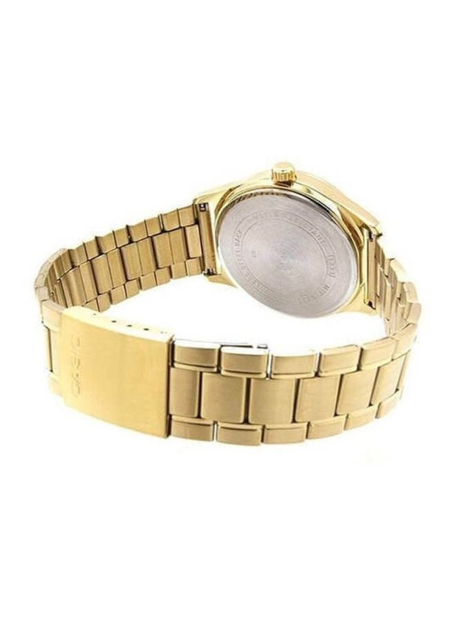 CASIO - Women's Water Resistant Stainless Steel Round Shape Analog Watch 4549526251757 - 30 mm - Gold - Image 1