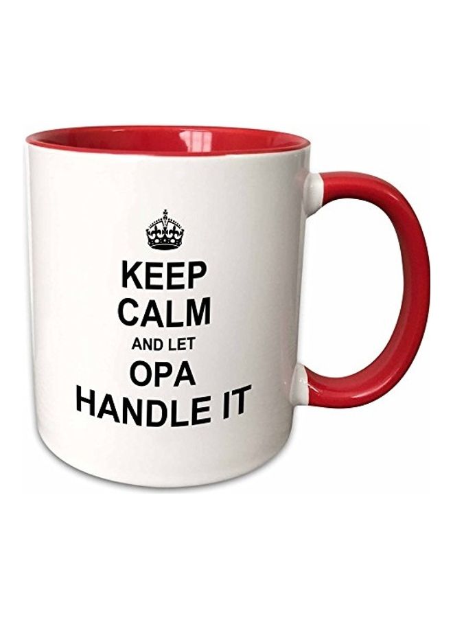 Mug Red/White