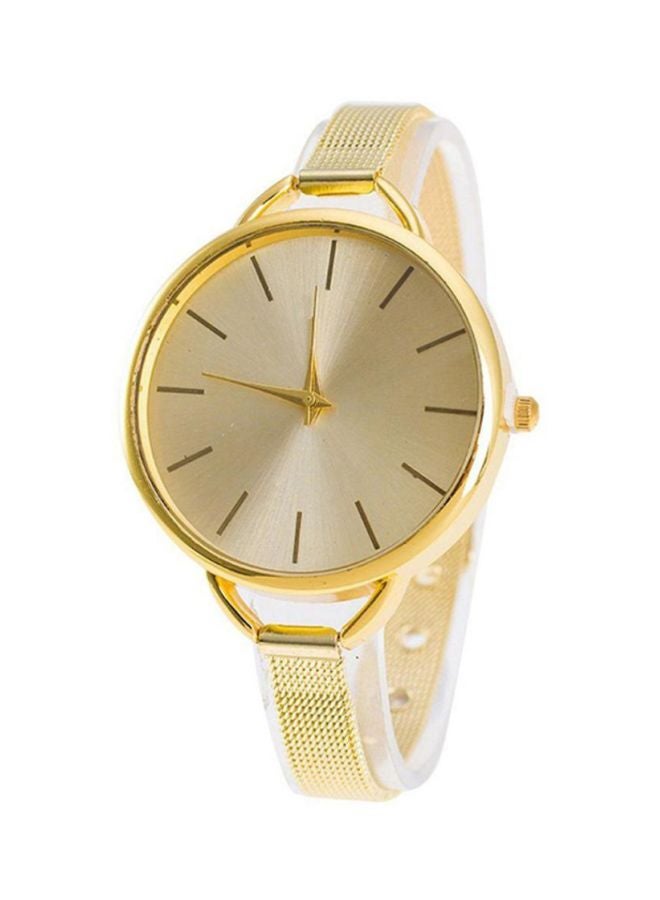 بلولانز ساعة انالوج من الستانلس ستيل 308598 - 37 مم - ذهبي