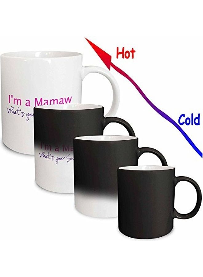 "مج مطبوع عليه عبارة "Hot Funny Gift For Grandma" لون وردي - v1611572427/N43933586A_3