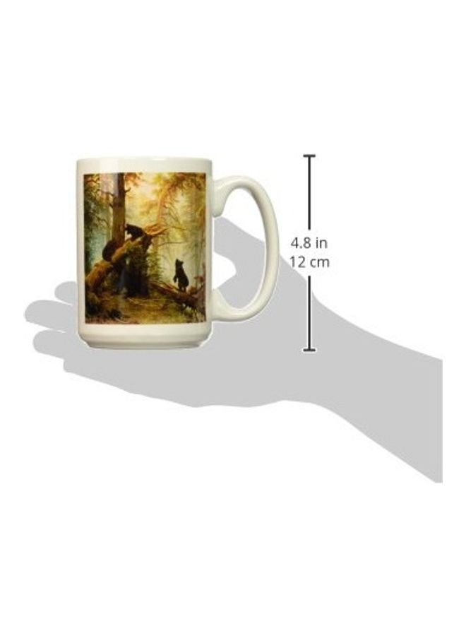 3Dروز مج قهوة مطبوع عليه صورة ثلاثية الأبعاد متعدد الألوان - Image 2