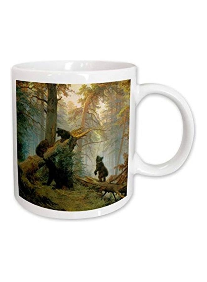 3Dروز مج قهوة مطبوع عليه صورة ثلاثية الأبعاد متعدد الألوان - Image 1