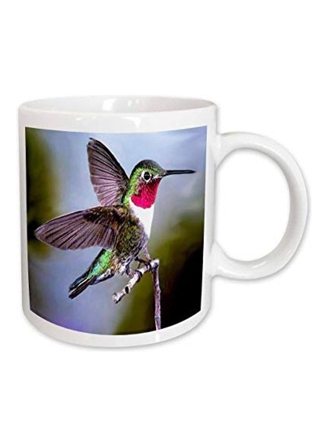 3Dروز مج بتصميم صورة الطائر الطنان متعدد الألوان