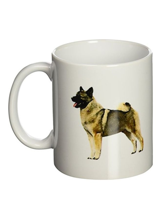 3DROSE Dog Photo Print Mug White/Brown/Black - Image 2