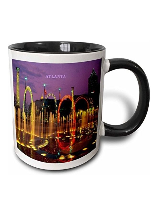 3Dروز مج من لونين بتصميم أولمبي بارك أتلانتا جورجيا متعدد الألوان