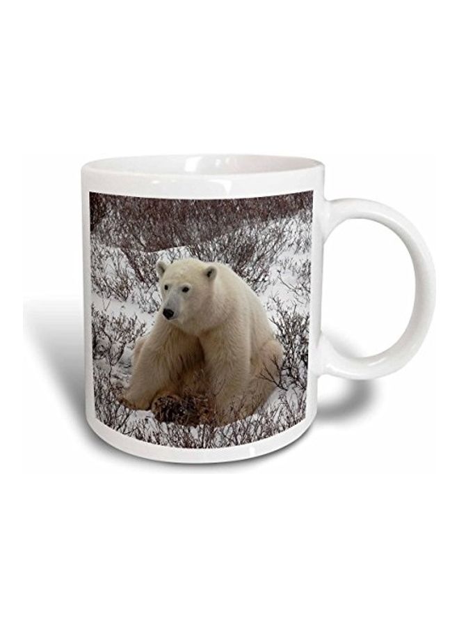 3DROSE Polar Bear Ceramic Mug Multicolour