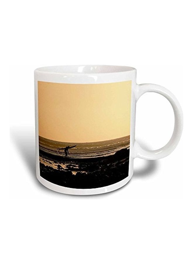 3Dروز مج مطبوع عليه عبارة "A Day Is Ending At The Beach At Ventura California" متعدد الألوان - Image 1