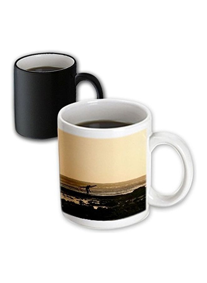 3Dروز مج مطبوع عليه عبارة "A Day Is Ending At The Beach At Ventura California" متعدد الألوان - Image 3