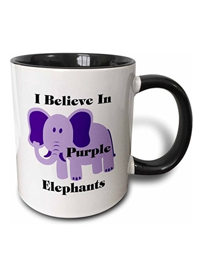 3DROSE Ceramic Mug Black/Purple