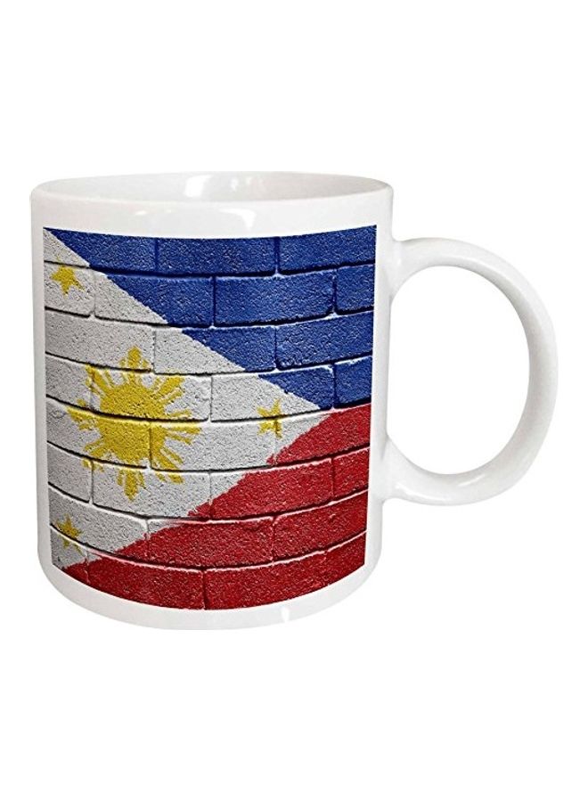 Brick Wall Filipino Ceramic Mug Multicolour