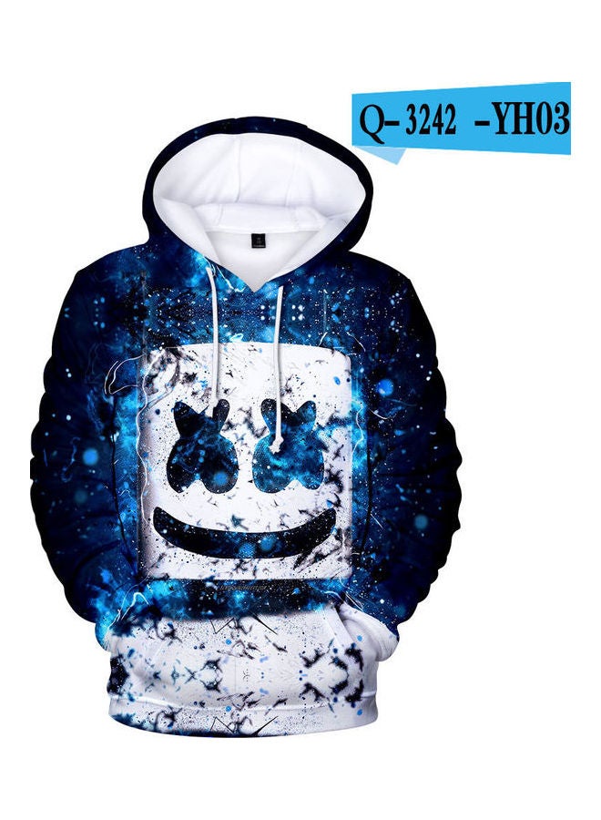 Unisex Long Sleeve Small Happy Face DJ Marshmello Multicolour - Image 1
