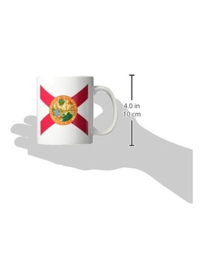 3DROSE Flag of Florida Ceramic Mug Multicolour  - Image 2