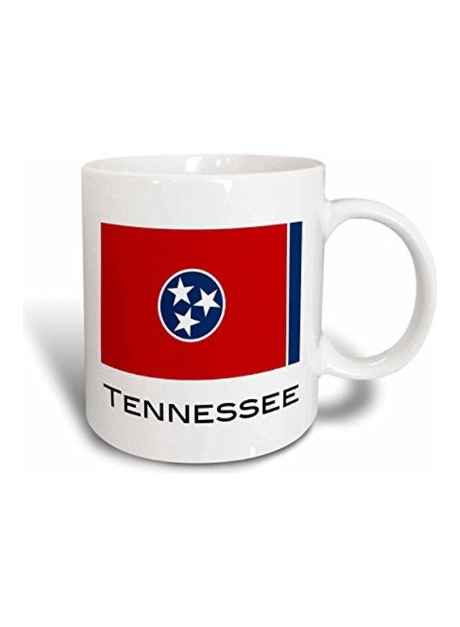 3Dروز مج بطبعة علم ولاية تينيسي متعدد الألوان