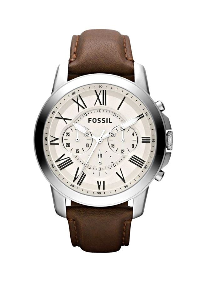 FOSSIL Men's Grant Water Resistant Chronograph Watch Fs4735  - Image 1