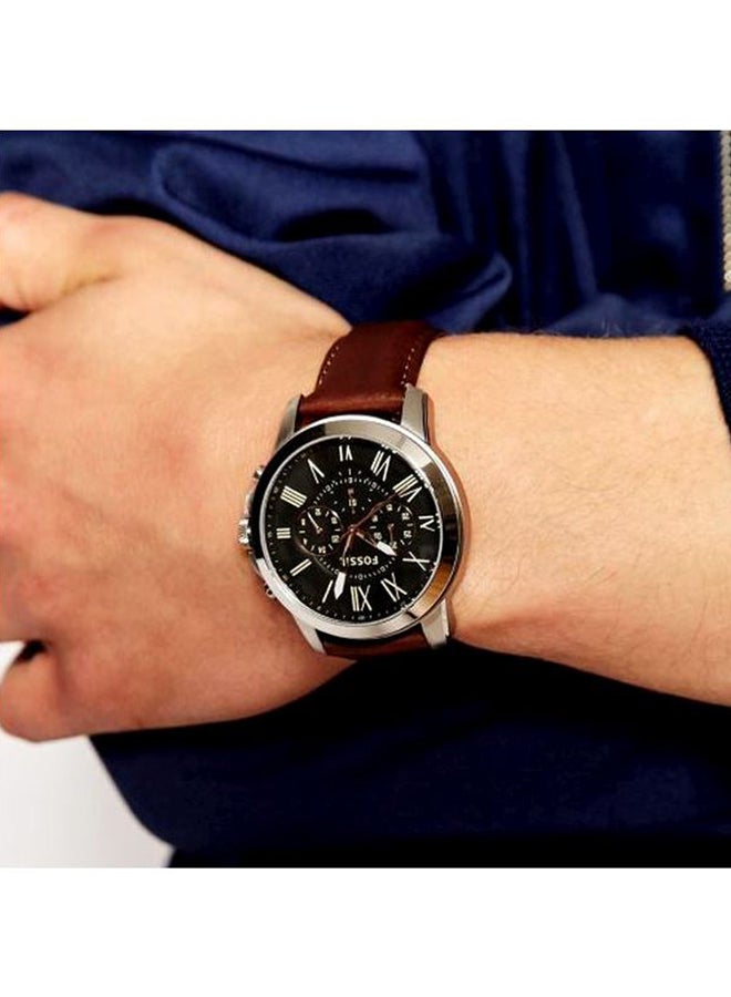 FOSSIL Men's Water Resistant Chronograph Watch FS4813  - Image 5