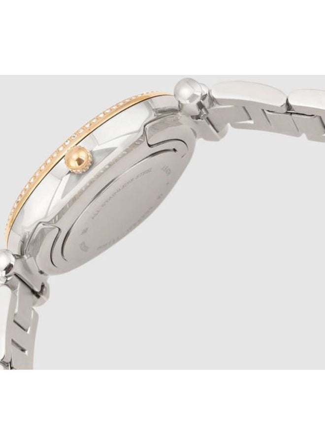 FOSSIL Women's Renewed - Water Resistant Metal Analog Watch ES4342 - 35 mm - Silver/Rose Gold  - Image 3