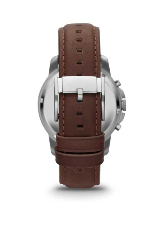 FOSSIL Men's Grant Chronograph Watch Fs4813 - 44 mm - Brown  - Image 2