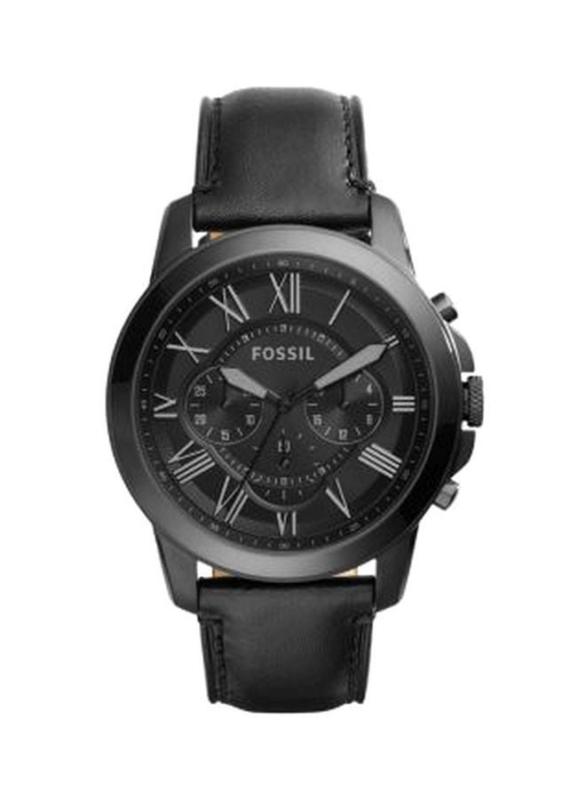 FOSSIL Men's Renewed - Grant Chronograph Watch Fs5132  - Image 1