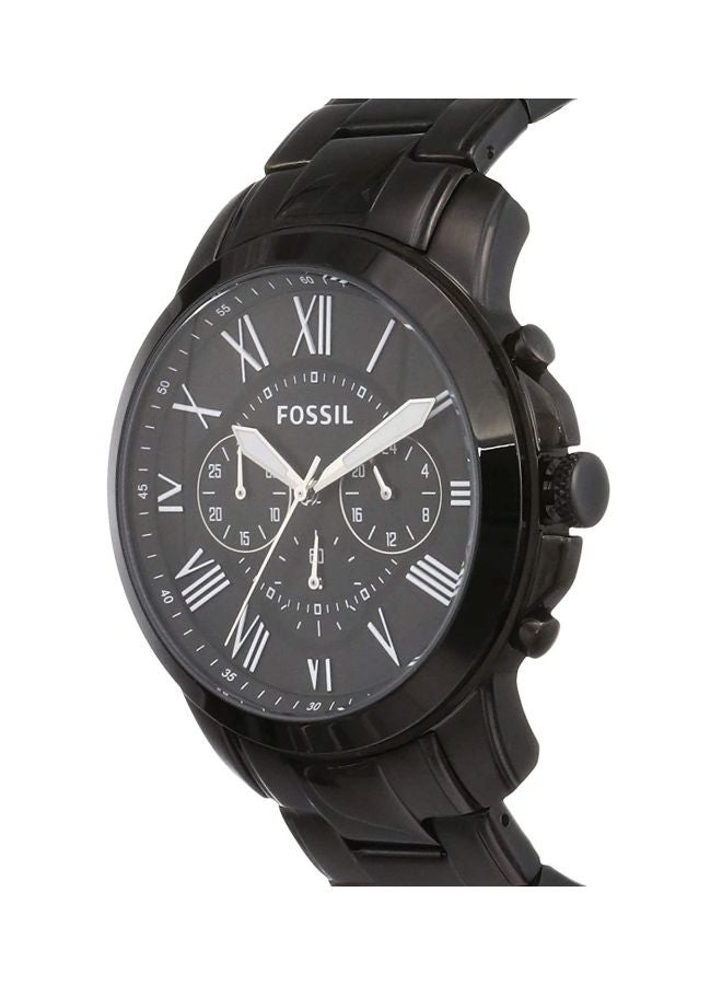 FOSSIL Men's Renewed - Grant Chronograph Watch Fs5132  - Image 4
