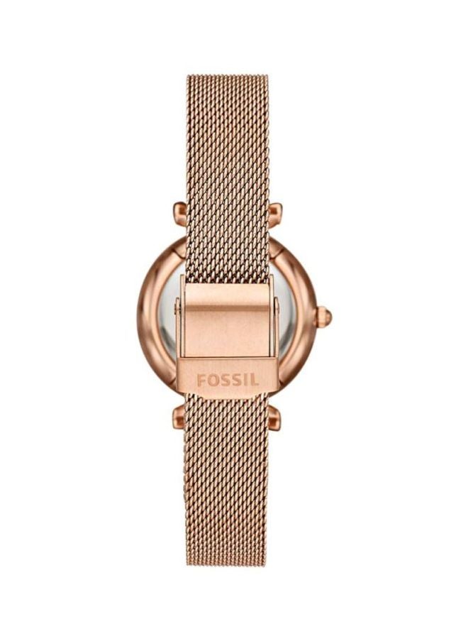 FOSSIL women Carlie Water Resistant Analog Watch With Bracelet ES4443SET  - Image 2