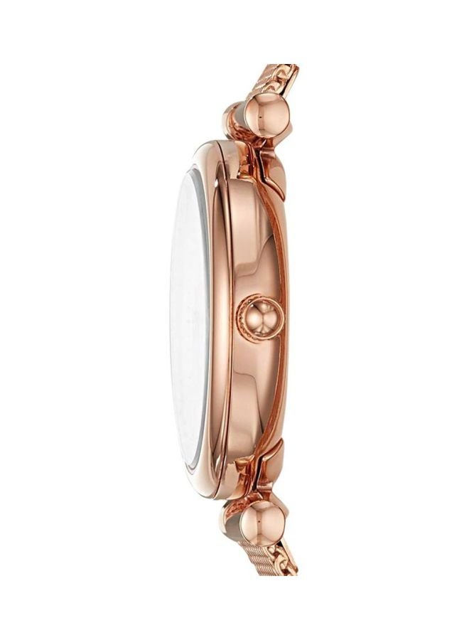 FOSSIL women Carlie Water Resistant Analog Watch With Bracelet ES4443SET  - Image 3