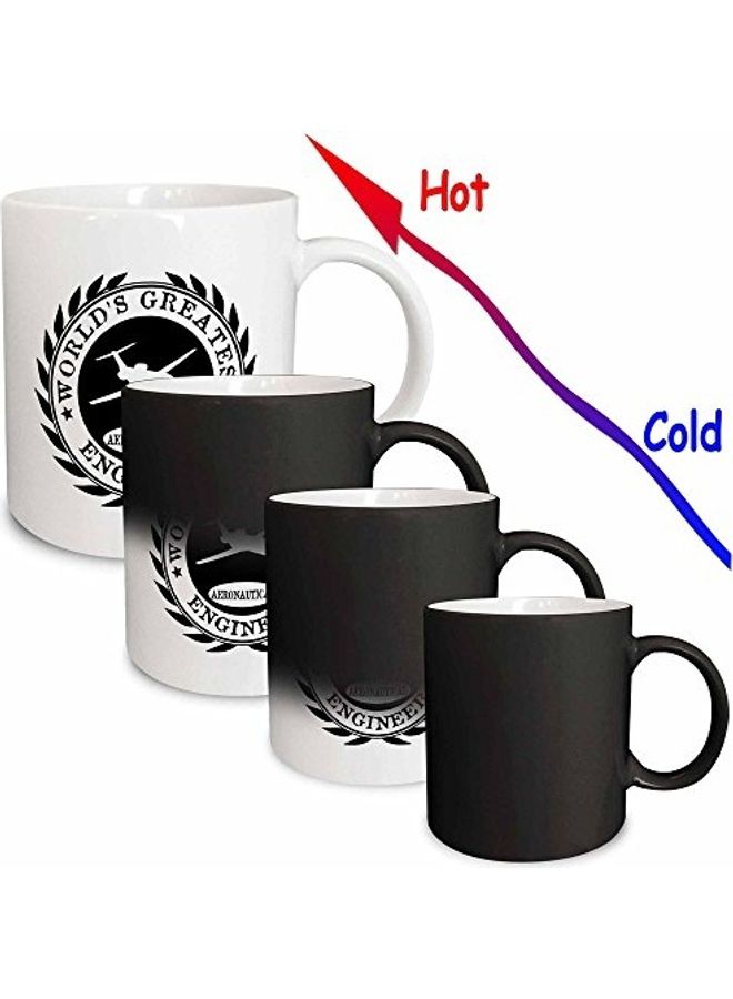 3Dروز مج رائع مطبوع عليه عبارة Worlds Greatest Aeronautical Engineer Magic أبيض 600ملليلتر - Image 3