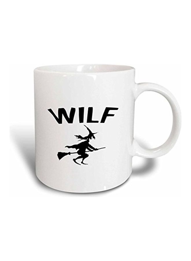 3DROSE Printed Ceramic Mug White/Black