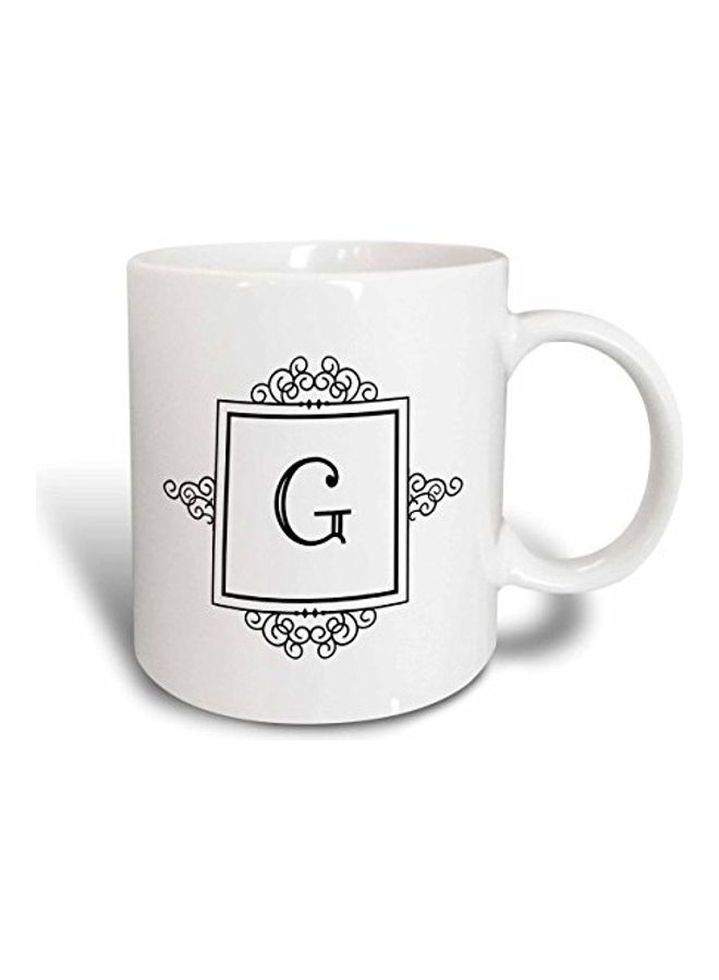 Initial letter G Mug Multicolour