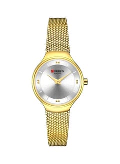 women Blanche Water Resistant Analog Watch 9028 - 30 mm - Gold