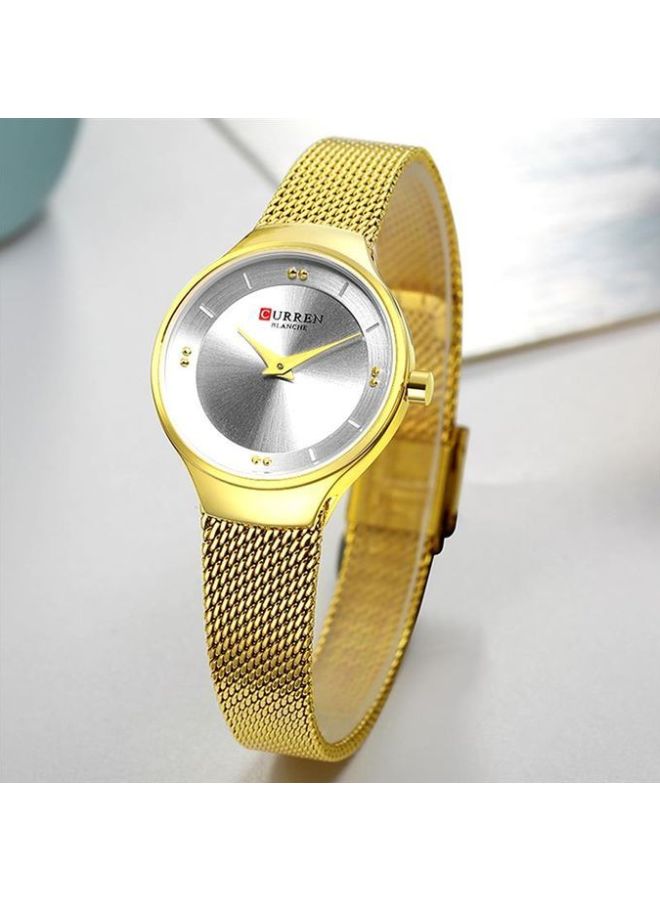 CURREN - women Blanche Water Resistant Analog Watch 9028 - 30 mm - Gold - Image 1